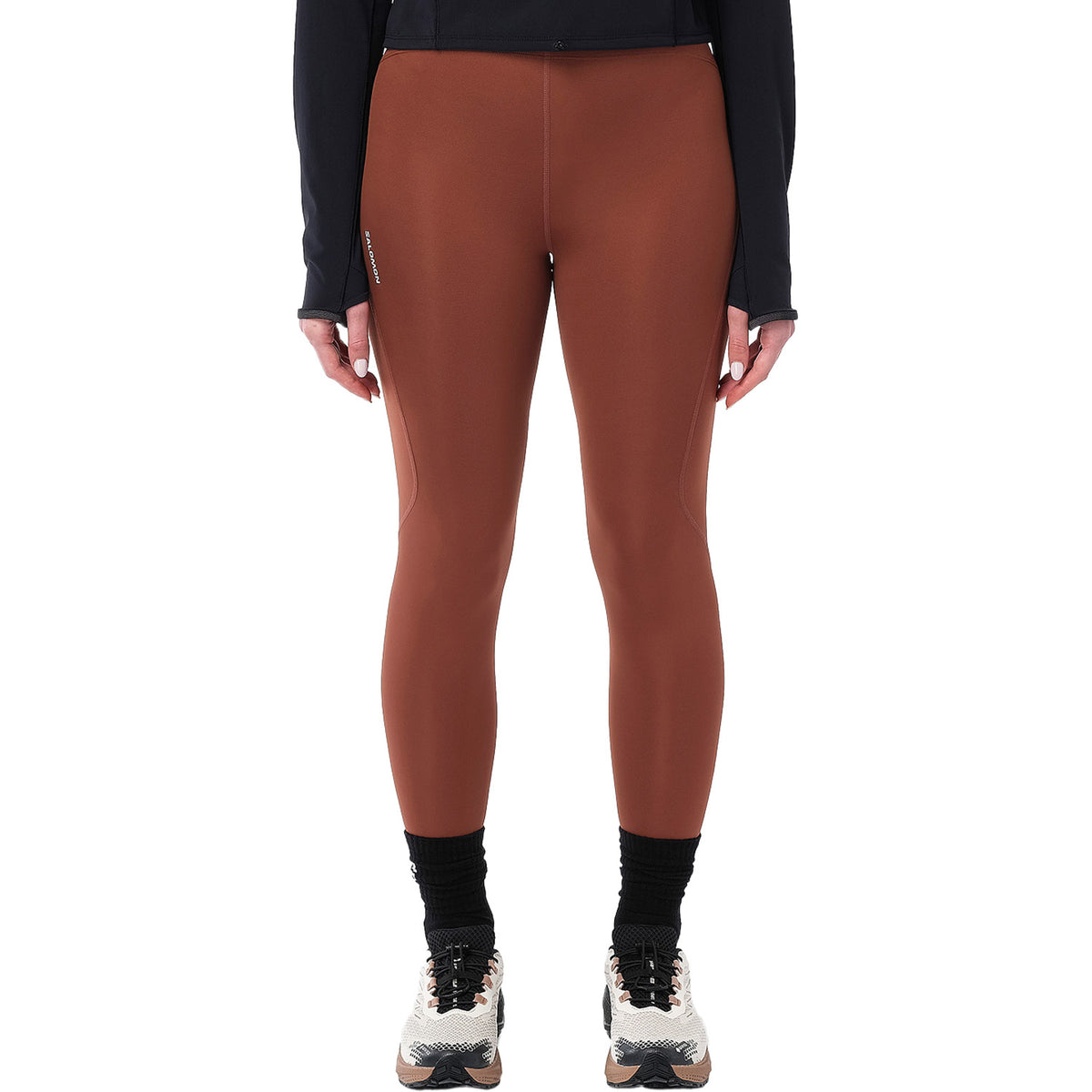 Salomon SHKout Core Tights - Women's Burnt Umber