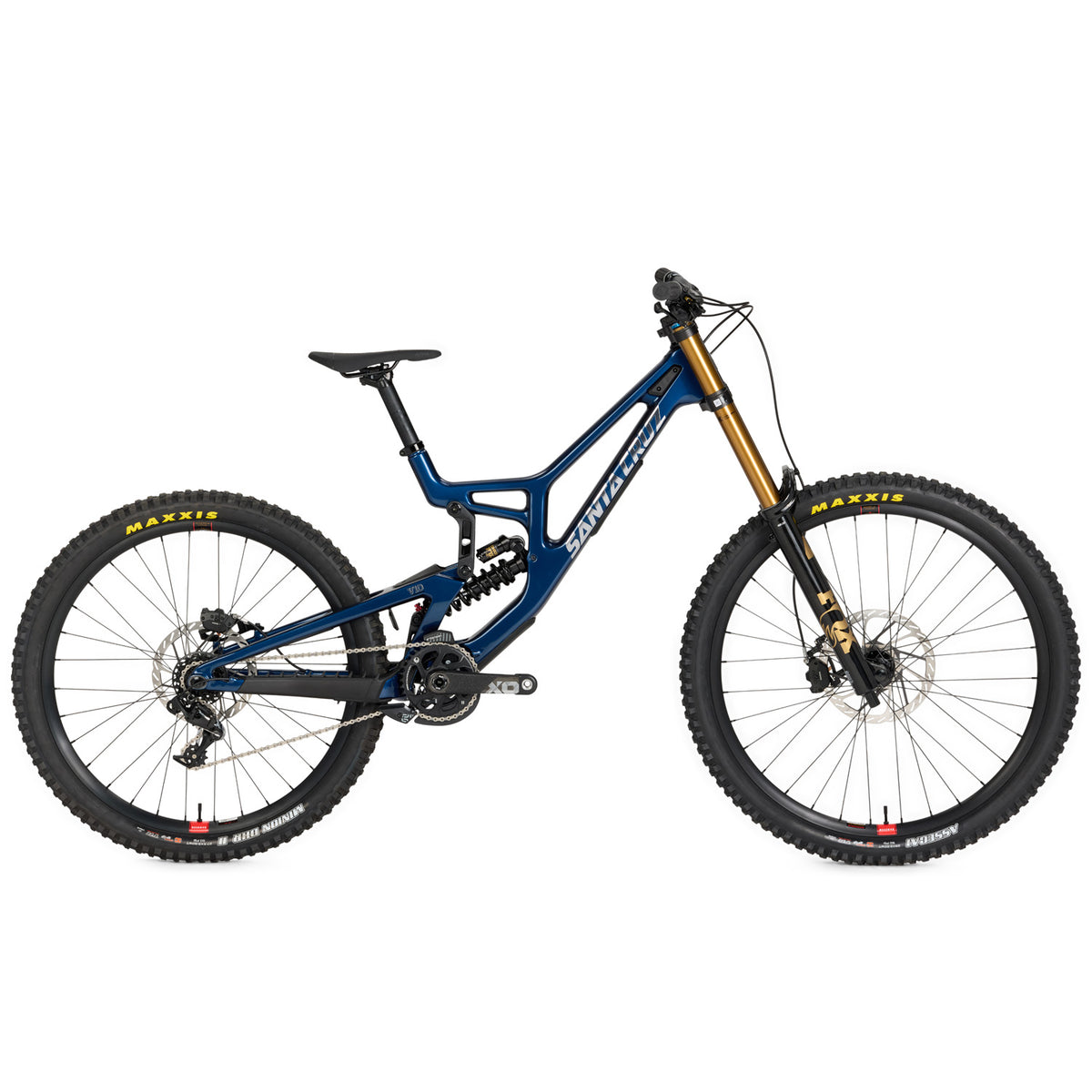 Santa Cruz V10 8 CC DH X01 Complete Mountain Bike 2027 Gloss Liquid Blue