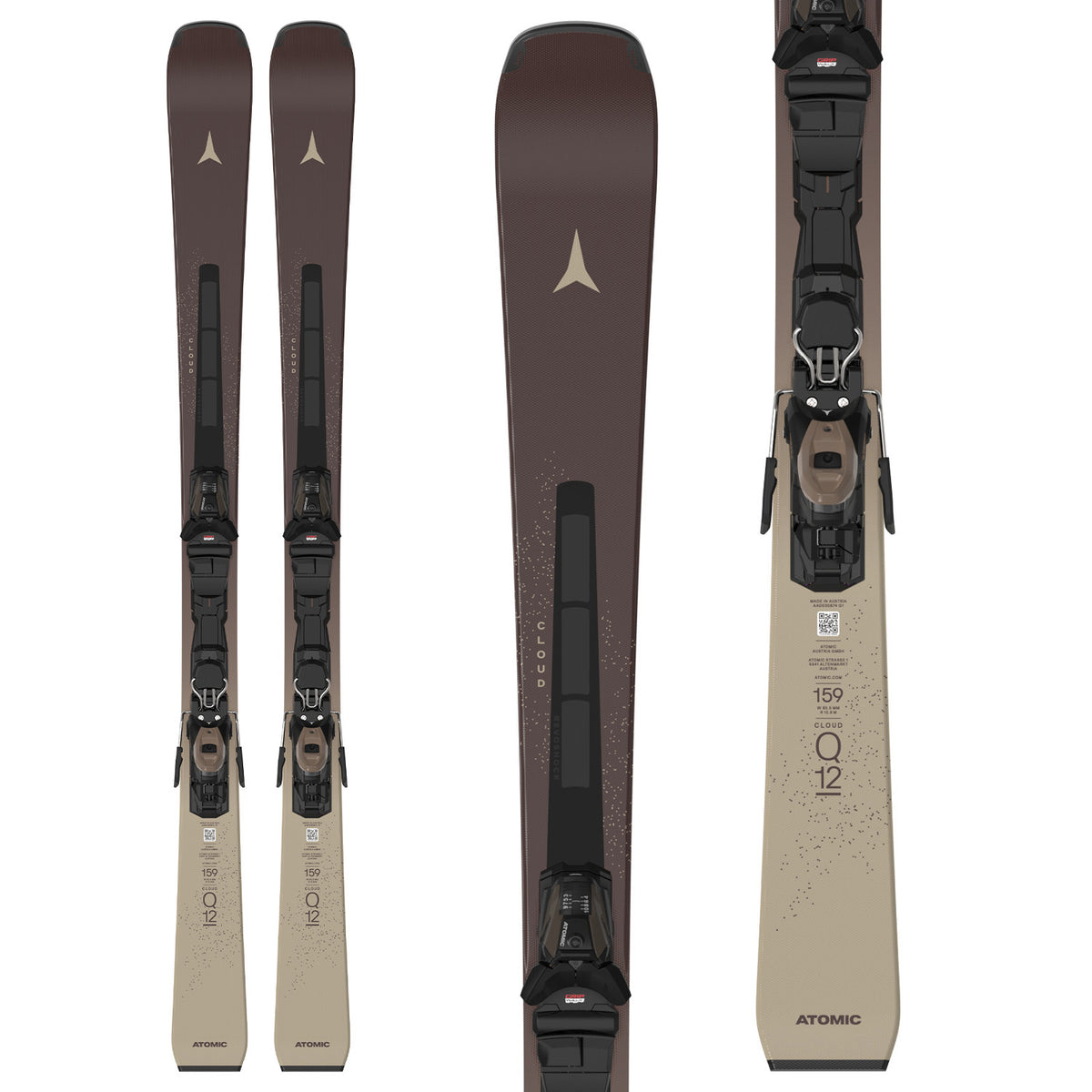 Atomic Cloud Q12 Revoshock C Skis + M 10 GW Ski Bindings 2027
