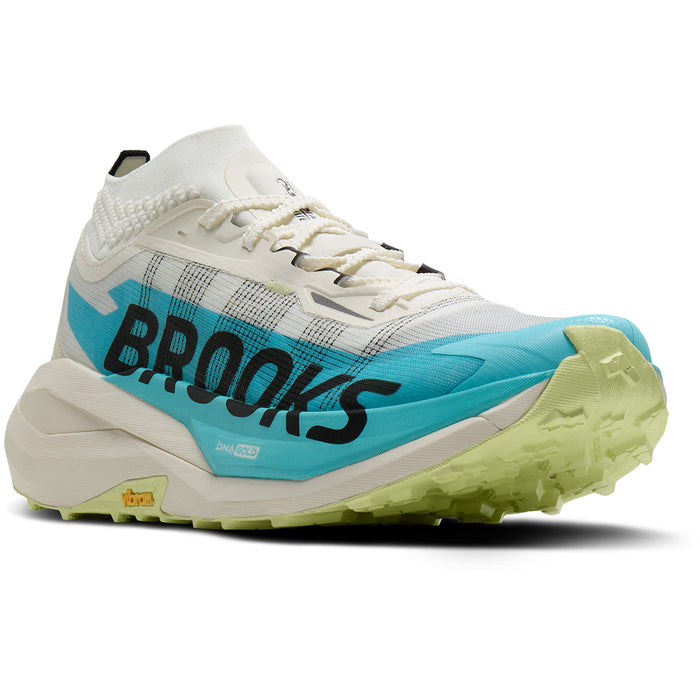 Brooks Cascadia Elite Shoes - Men's Star White/Bluefish/Black