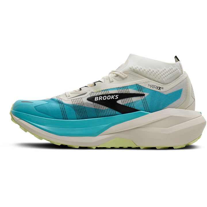 Brooks Cascadia Elite Shoes - Men's Star White/Bluefish/Black