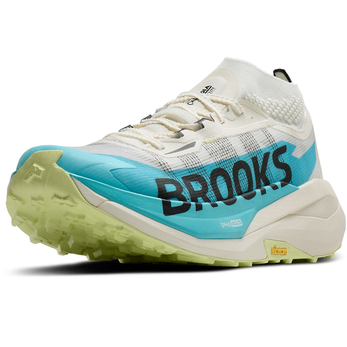 Brooks Cascadia Elite Shoes - Men's Star White/Bluefish/Black