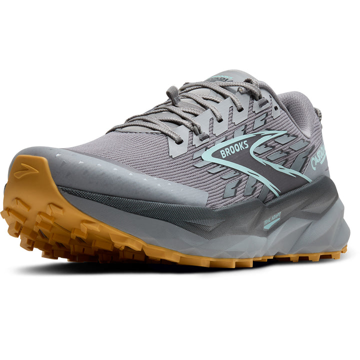 Brooks Cascadia 19 Shoes - Men's Alloy/Ebony/Orange