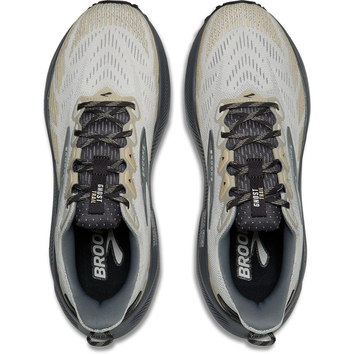 Brooks Ghost Trail Shoes - Men's Gray/Gray/Bleached Sand