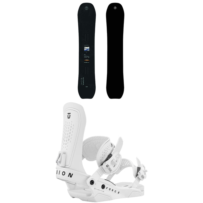 Public Snowboards Research Snowboard + Union Force Snowboard Bindings 2026