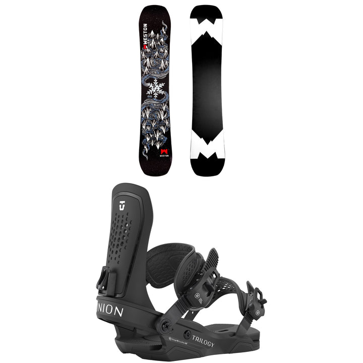 Weston Dream Machine Snowboard + Union Trilogy Snowboard Bindings - Women's 2026