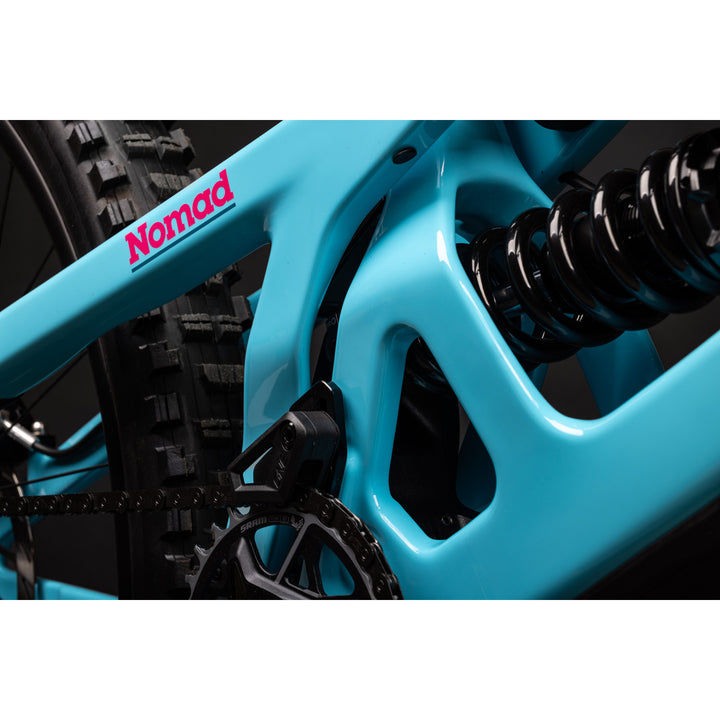 Santa Cruz Nomad 7 CC X0 AXS Reserve Complete Mountain Bike 2027 Gloss Aqua Magenta
