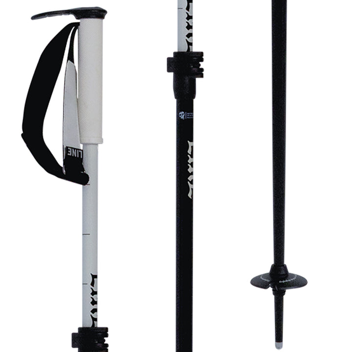 Line Paintbrush Adjustable Ski Poles 2027 Black