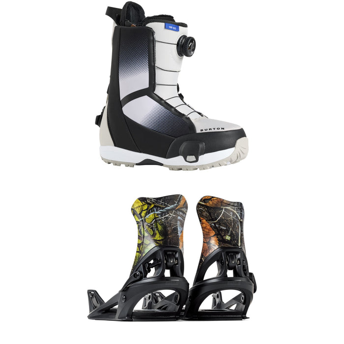 Burton Waverange Step On Snowboard Boots + Flux DS Step On Snowboard Bindings - Women's 2026
