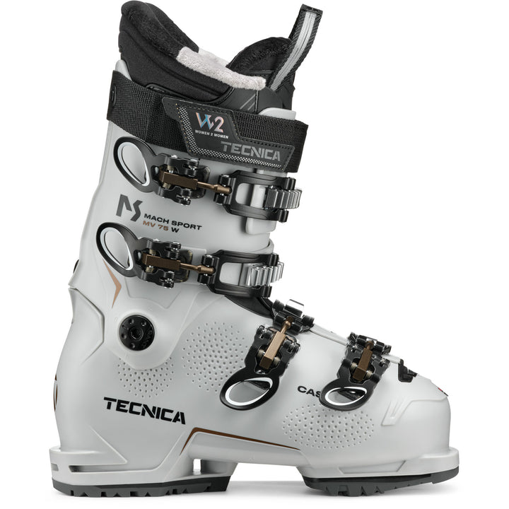 Tecnica Mach Sport MV 75 W Ski Boots - Women's 2025 Cool Grey
