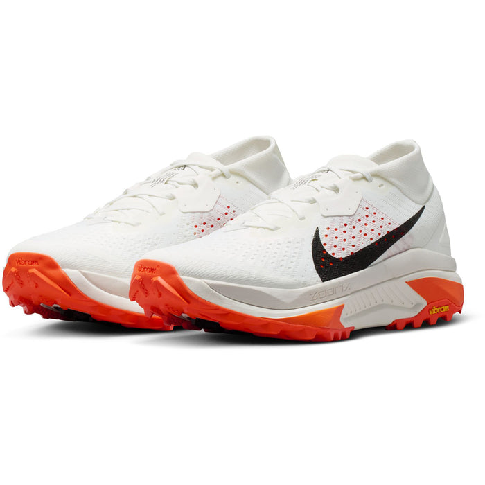 Nike ACG Zegama Shoes - Men's Summit White/Black-Phantom-Safety Orange