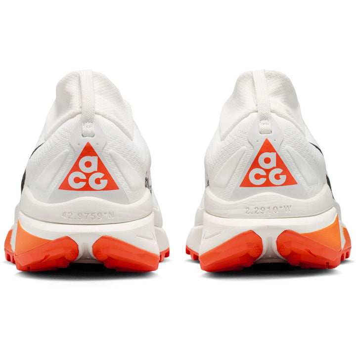 Nike ACG Zegama Shoes - Men's Summit White/Black-Phantom-Safety Orange