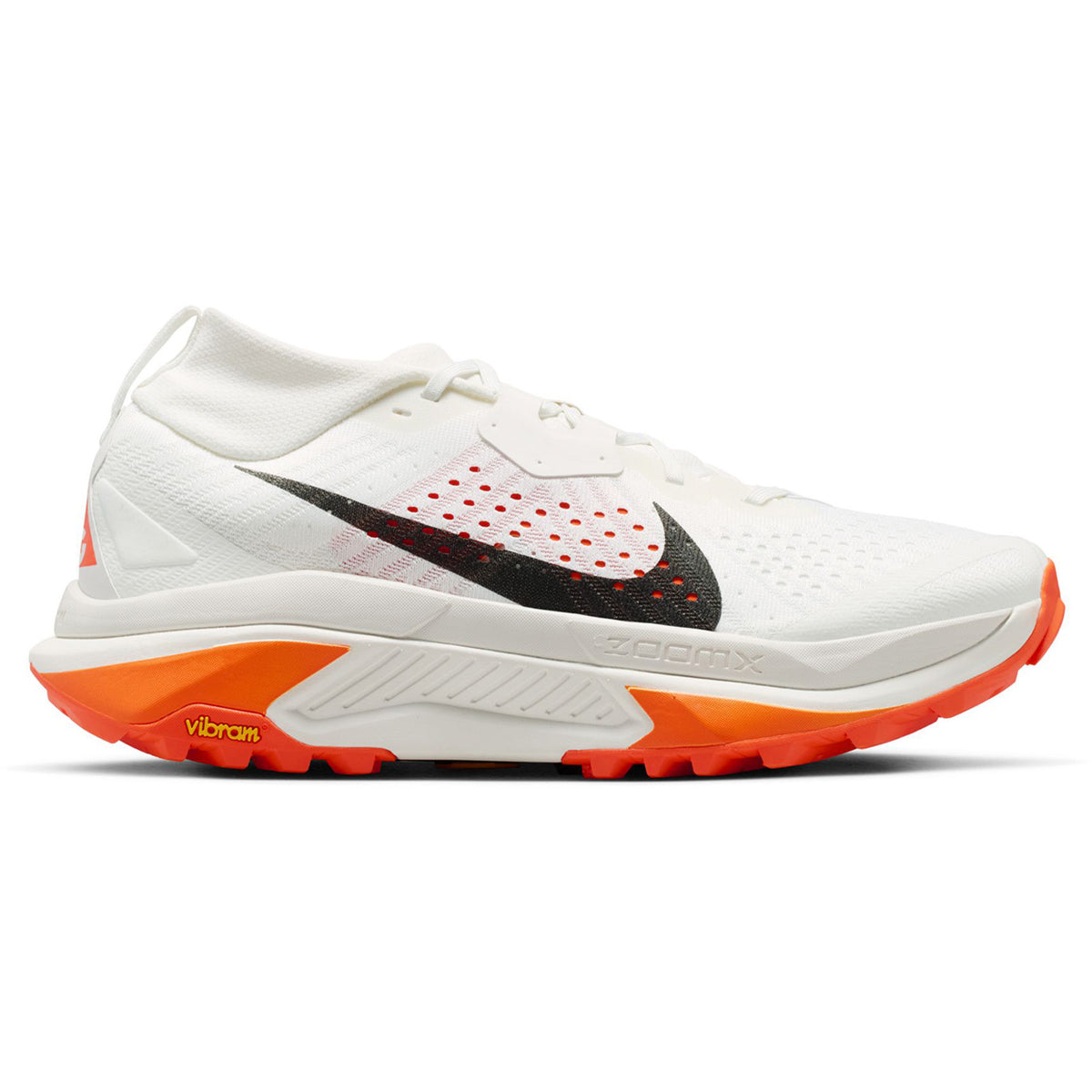 Nike ACG Zegama Shoes - Men's Summit White/Black-Phantom-Safety Orange