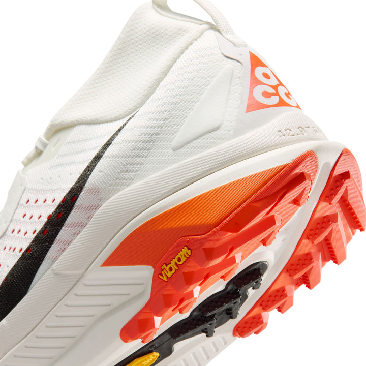 Nike ACG Zegama Shoes - Men's Summit White/Black-Phantom-Safety Orange