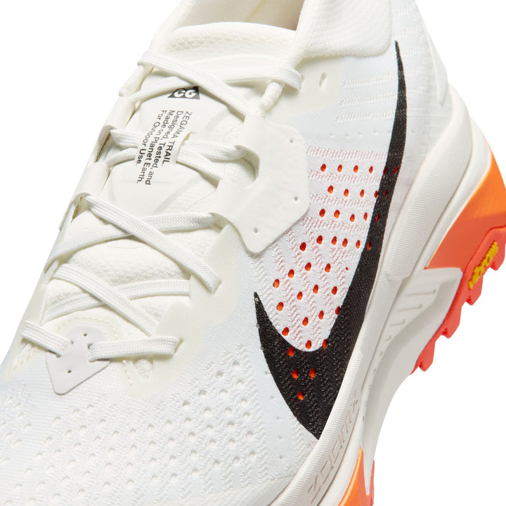 Nike ACG Zegama Shoes - Men's Summit White/Black-Phantom-Safety Orange