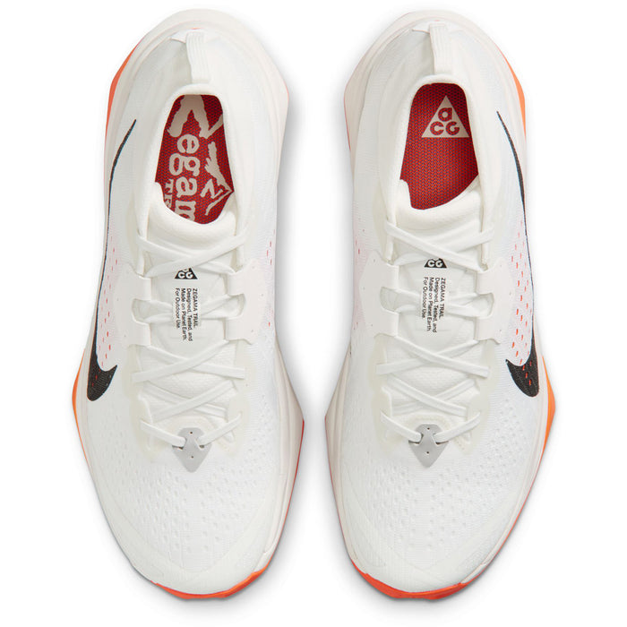 Nike ACG Zegama Shoes - Men's Summit White/Black-Phantom-Safety Orange