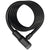 ABUS Booster 6512K Cable with Key Lock Black
