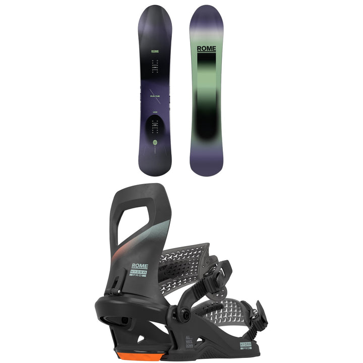 Rome Ravine Snowboard + Hydra Pro HW Snowboard Bindings - Women's 2026