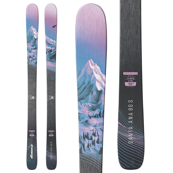 Nordica Santa Ana 80 S Skis + JR 7.0 FDT Bindings - Kids' 2027