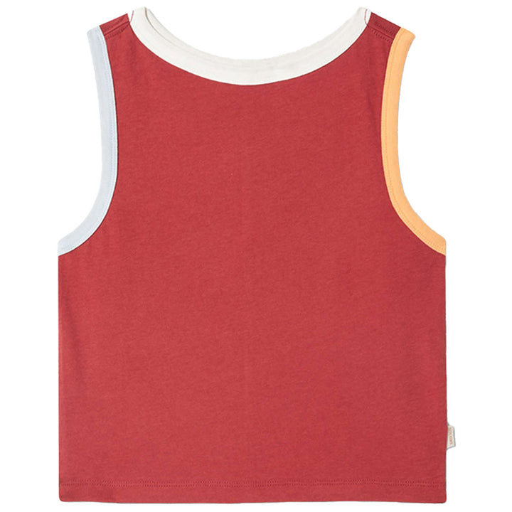 Brixton Carefree Organic GD Cropped Tank Top - Women's Robust Red