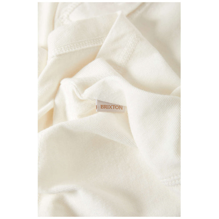 Brixton Carefree Organic GD Cropped Henley Top - Women's Off White