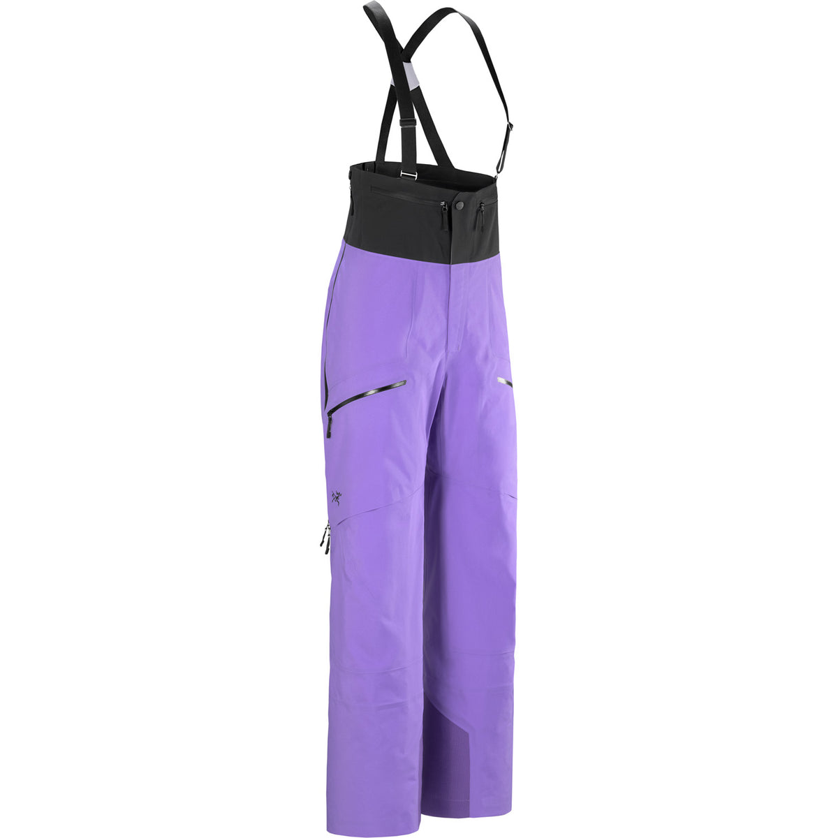 Arc'teryx Rush Short Bib Pants - Women's Aster/Black