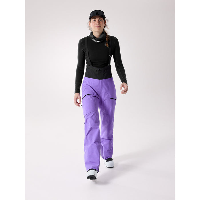 Arc'teryx Rush Short Bib Pants - Women's Aster/Black