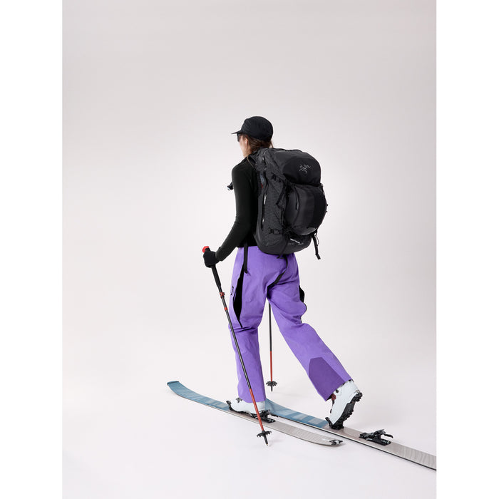Arc'teryx Rush Short Bib Pants - Women's Aster/Black