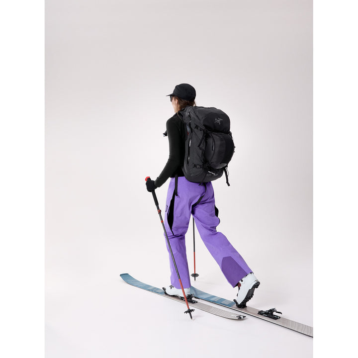 Arc'teryx Rush Short Bib Pants - Women's Aster/Black