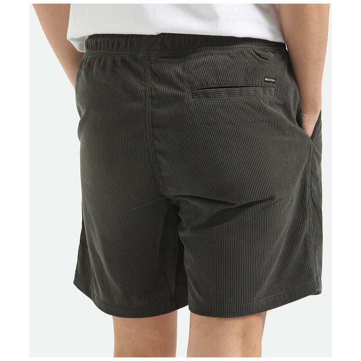 Brixton Everyday Corduroy Shorts - Men's Vintage Black