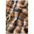 Brixton Cru Linen Blend Plaid Short-Sleeve Woven Shirt - Men's Black/Tobacco Plaid