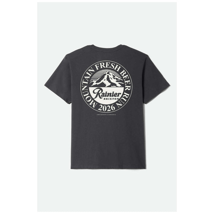 Brixton Rainier Beer Run Short-Sleeve Standard T-Shirt - Men's Black
