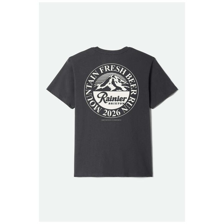 Brixton Rainier Beer Run Short-Sleeve Standard T-Shirt - Men's Black