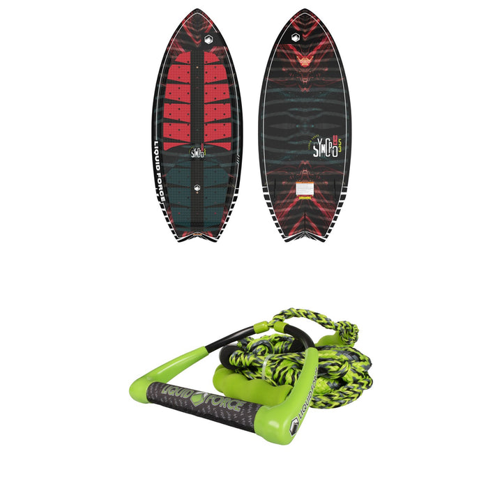 Liquid Force Syncro + Hydratak 10" Surf Rope Package
