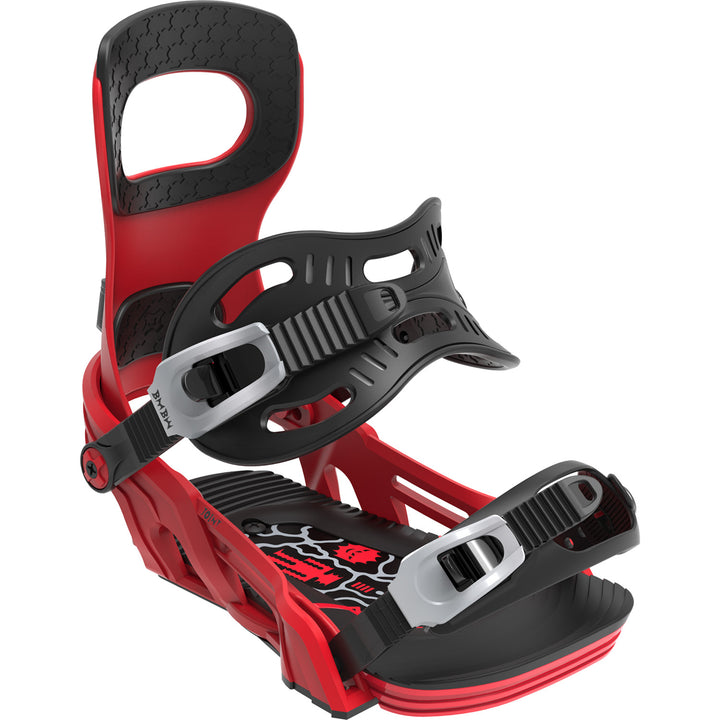 Bent Metal Joint Snowboard Bindings 2027 Red
