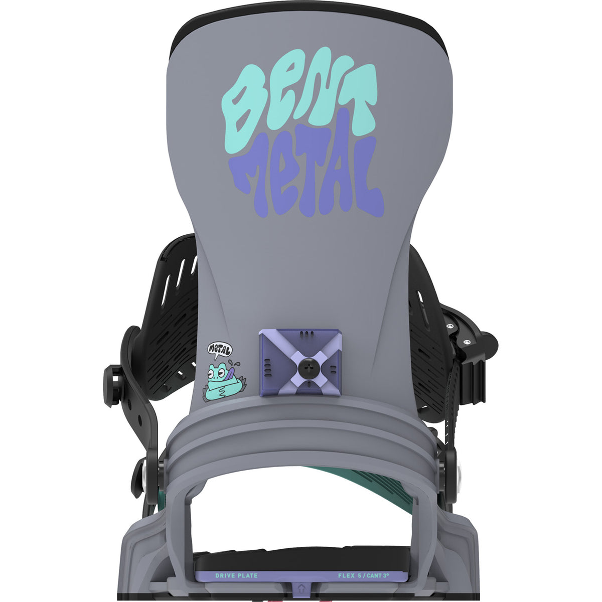 Bent Metal Stylist Snowboard Bindings - Women's 2027 Eddy Grey