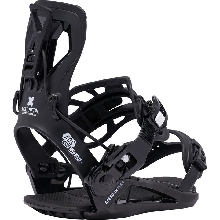 Bent Metal Speed-In Flex Snowboard Bindings 2027 Black
