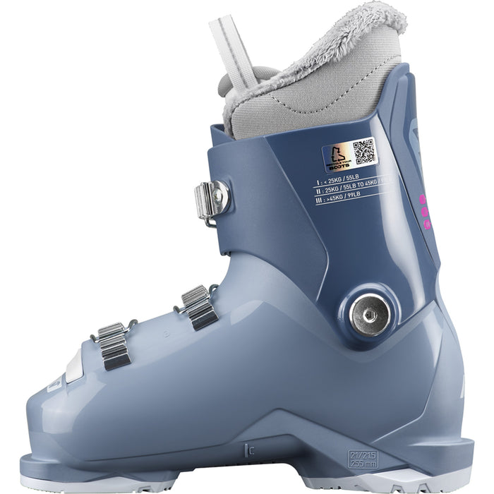 Nordica Speedmachine J 3 Ski Boots - Kids' 2027 Blue / Light Blue / Fucsia