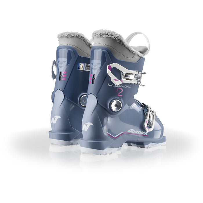 Nordica Speedmachine J 2 Ski Boots - Kids' 2027 Blue / Light Blue / Fucsia