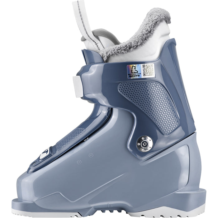 Nordica Speedmachine J 1 Ski Boots - Kids' 2027 Blue / Light Blue / Fucsia
