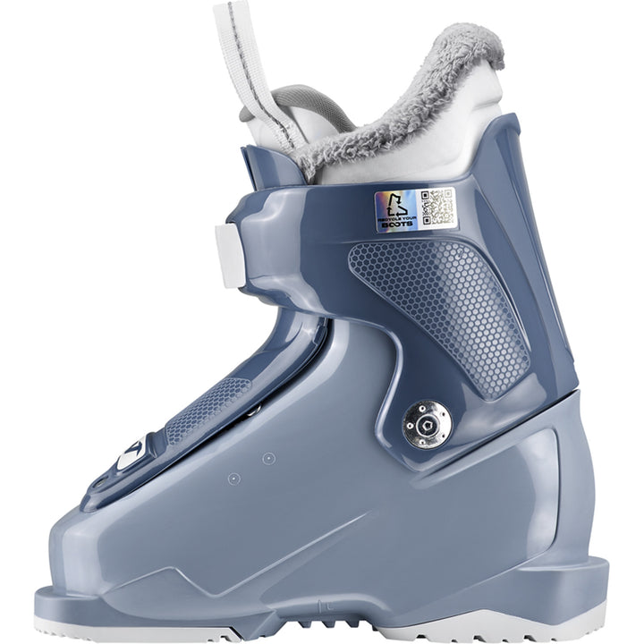 Nordica Speedmachine J 1 Ski Boots - Kids' 2027 Blue / Light Blue / Fucsia