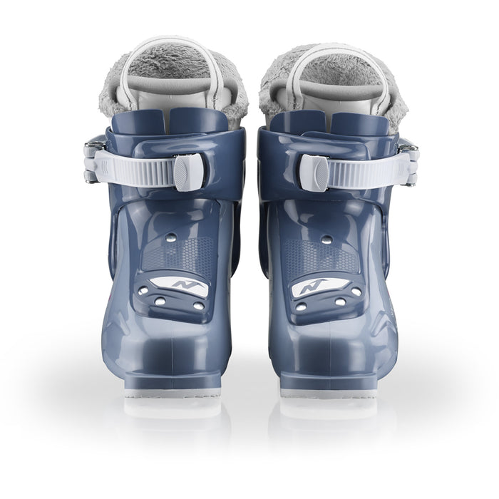 Nordica Speedmachine J 1 Ski Boots - Kids' 2027 Blue / Light Blue / Fucsia