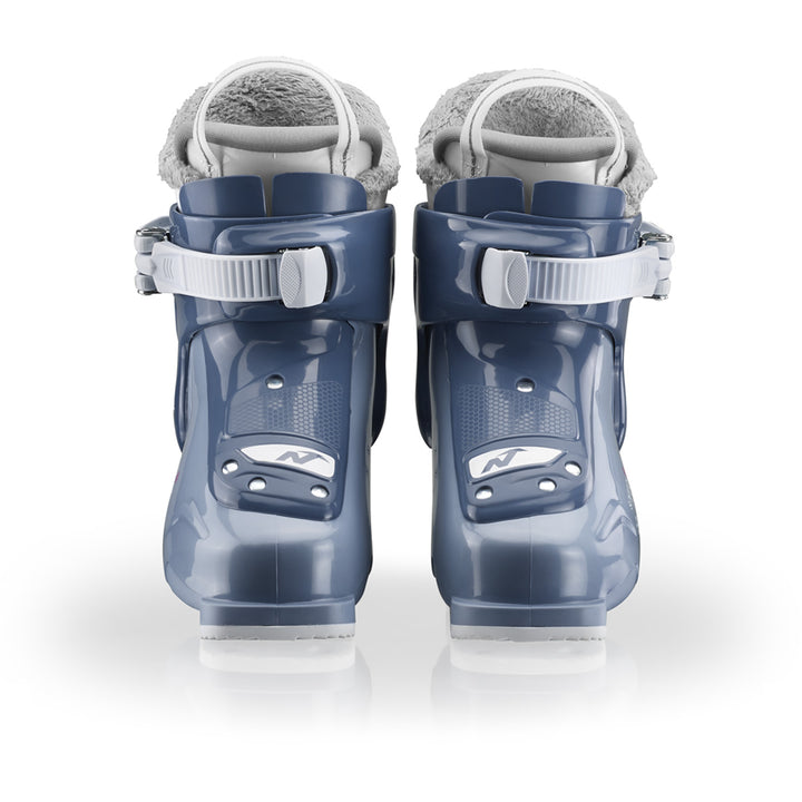 Nordica Speedmachine J 1 Ski Boots - Kids' 2027 Blue / Light Blue / Fucsia