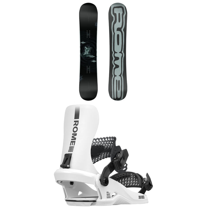 Rome Artifact Pro Snowboard + 390 Boss HW Snowboard Bindings 2026