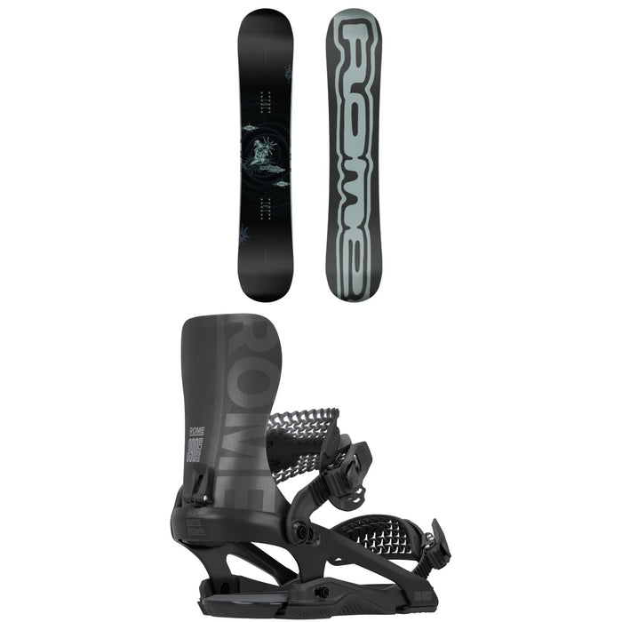 Rome Artifact Pro Snowboard + 390 Boss FW Snowboard Bindings 2026