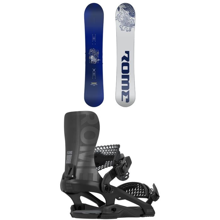Rome Rene-Gade Snowboard + 390 Boss FW Snowboard Bindings 2026