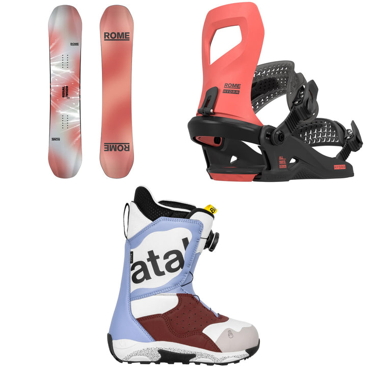 Rome Royal Snowboard + Hydra HW Snowboard Bindings + Bataleon Twist Boa Snowboard Boots - Women's 2026