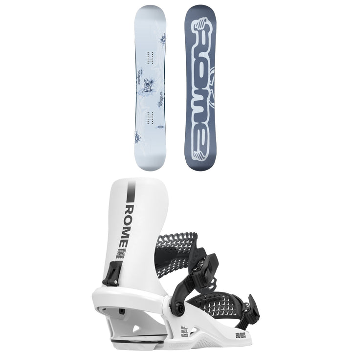 Rome Artifact Snowboard + 390 Boss HW Snowboard Bindings 2026