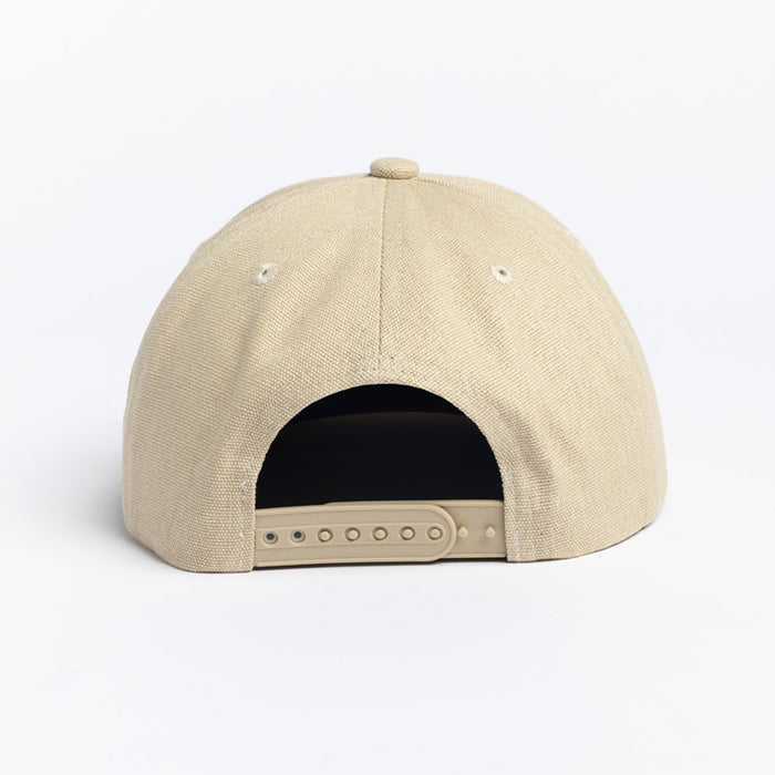 Autumn Canvas 5 Panel Hat Natural