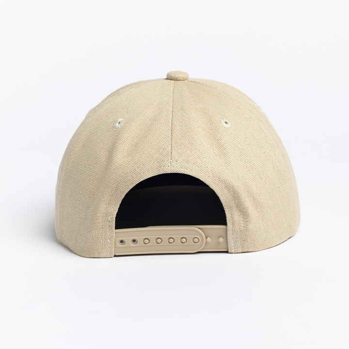 Autumn Canvas 5 Panel Hat Natural